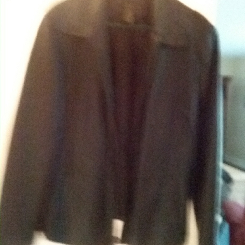 croft & barrow 100% leather jacket
